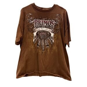 Y2k primos hunting graphic tee